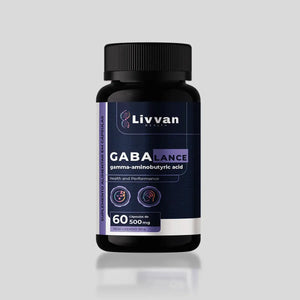 Frasco de GABA LIVVAN com 60 cápsulas