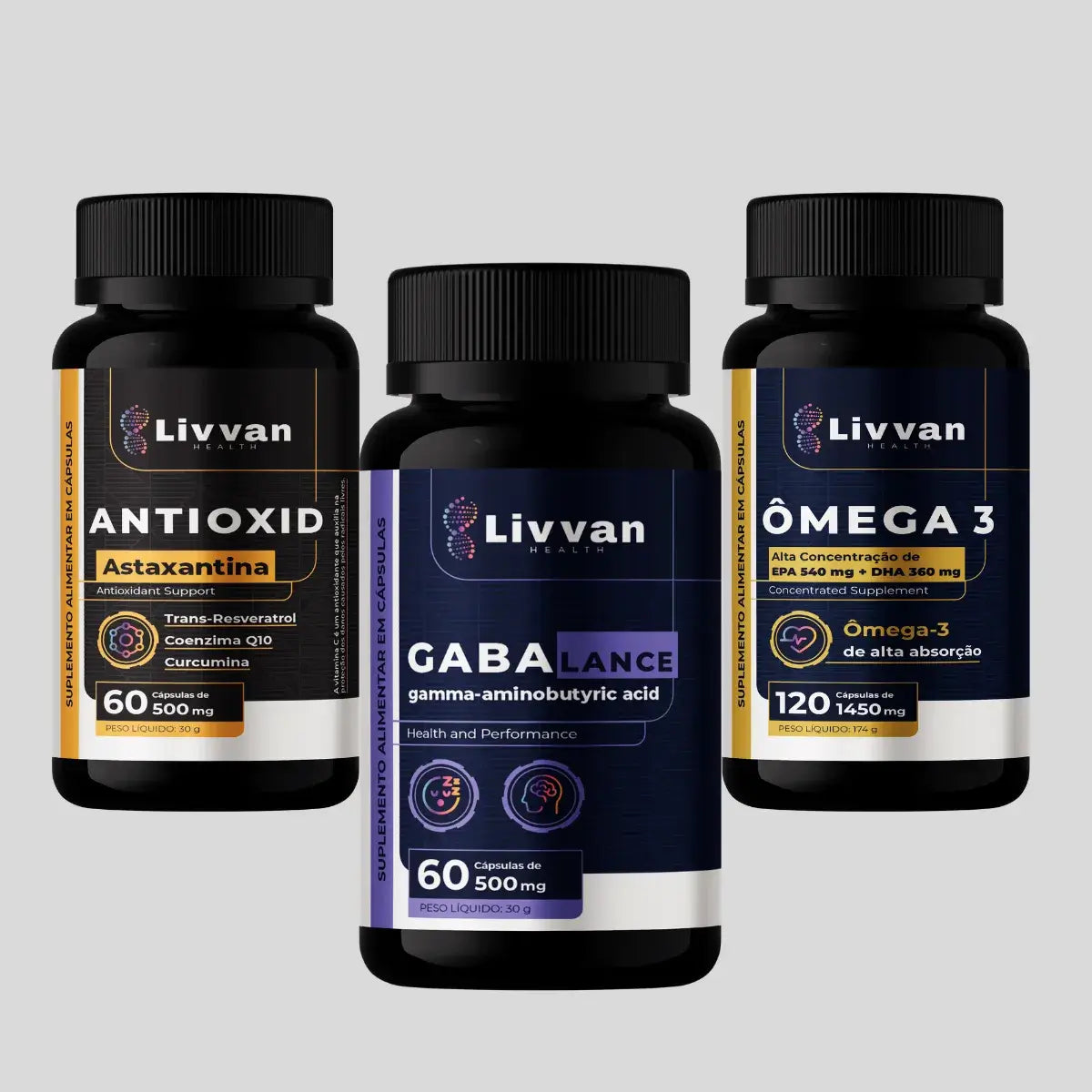 Kit Protocolo Bem-Estar — Mente Calma, Corpo Protegido, Cérebro Afiado